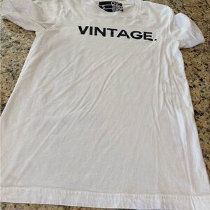 Chic Shirt Shop White Vintage Graphic T-Shirt